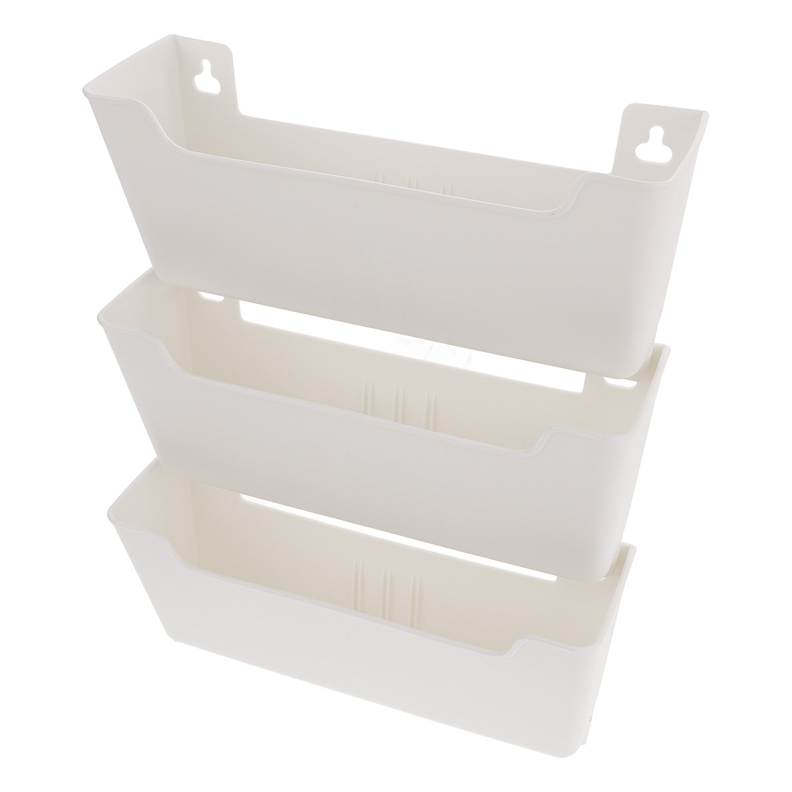 Magazine Holder Rack - ชุดที่จัดเก็บเอกสารติดผนังแบบใส 1 ชุด ที่แขวนนิตยสารและจดหมายแบบพลาสติก ติดผนังสำหรับจัดเก็บเอกสารในสำนักงาน