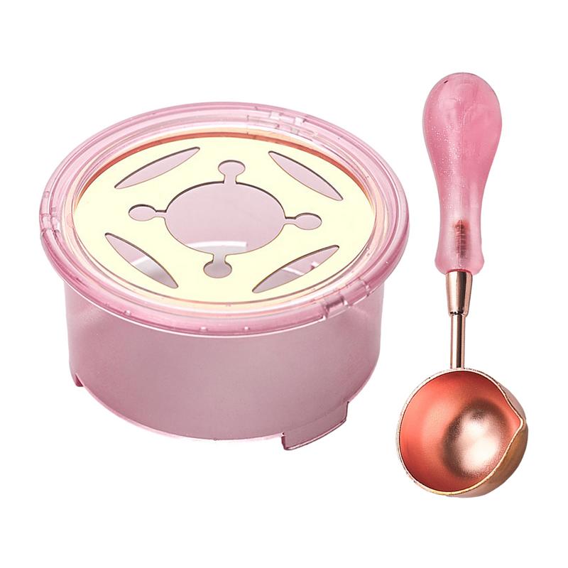 Wax Seal Stamp Set - ซีลขี้ผึ้งชุดซีลขี้ผึ้ง Melter ช้อนชุดเครื่องทําความร้อน WAX Letter Seal
