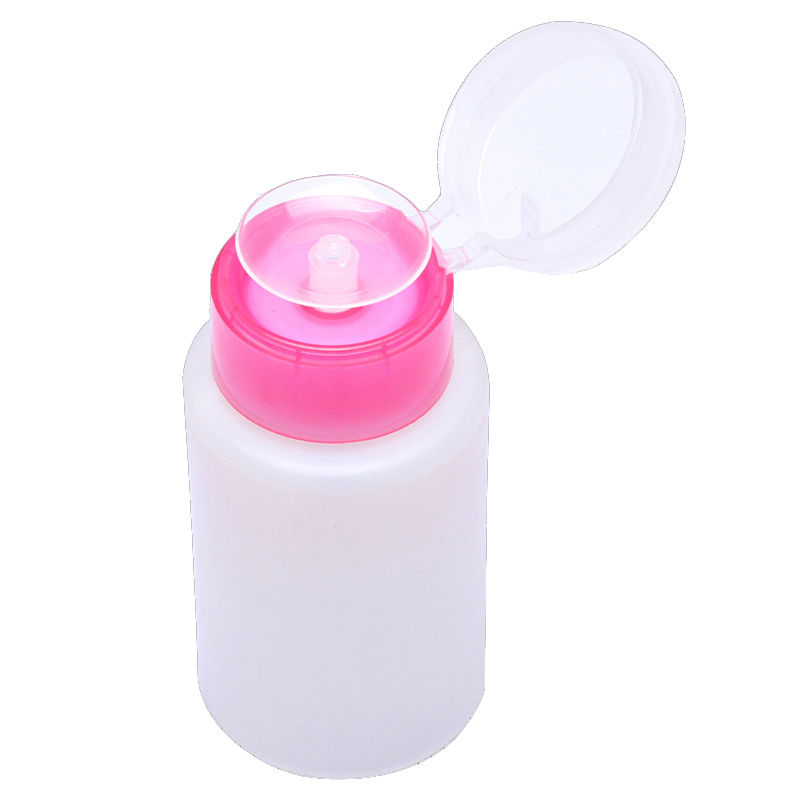 Gel Refill Pack - ขวดน้ำยาล้างสีทาเล็บแบบขวดสีใสอุปกรณ์ล้างทำความสะอาดด้วยเจลยูวีน้ำยาทำความสะอาดขวดสีชมพูสีดำ