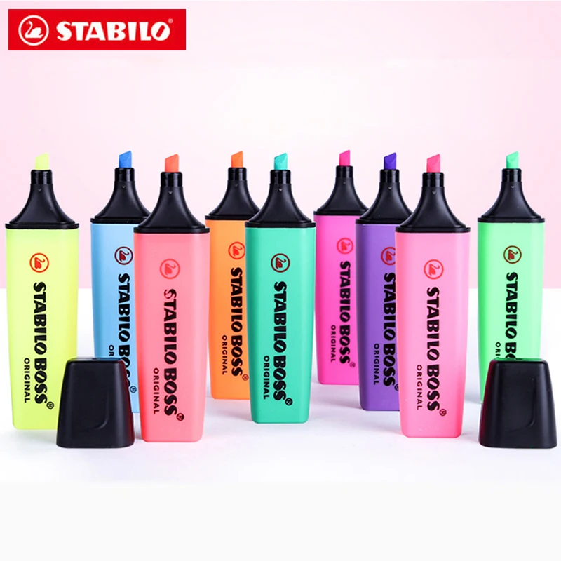 Stabilo Marker Boss - 1 Pcs เยอรมัน STABILO Highlighters Macaron