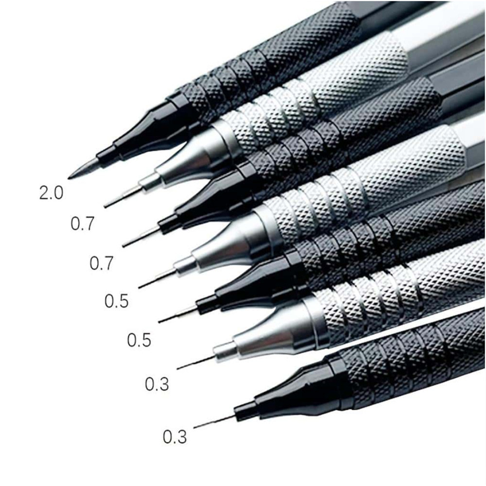 ดินสอกดโลหะทั้งหมด แกนต่ำ ขนาด - Mechanical Pencil 0.3 บทวิจารณ์และราคา