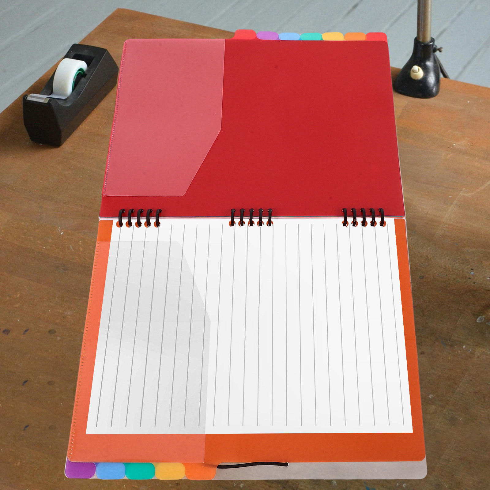 แฟ้มจัดเอกสาร A4 พร้อมตัวแบ่งแ - Tab Divider A4 บทวิจารณ์และราคา