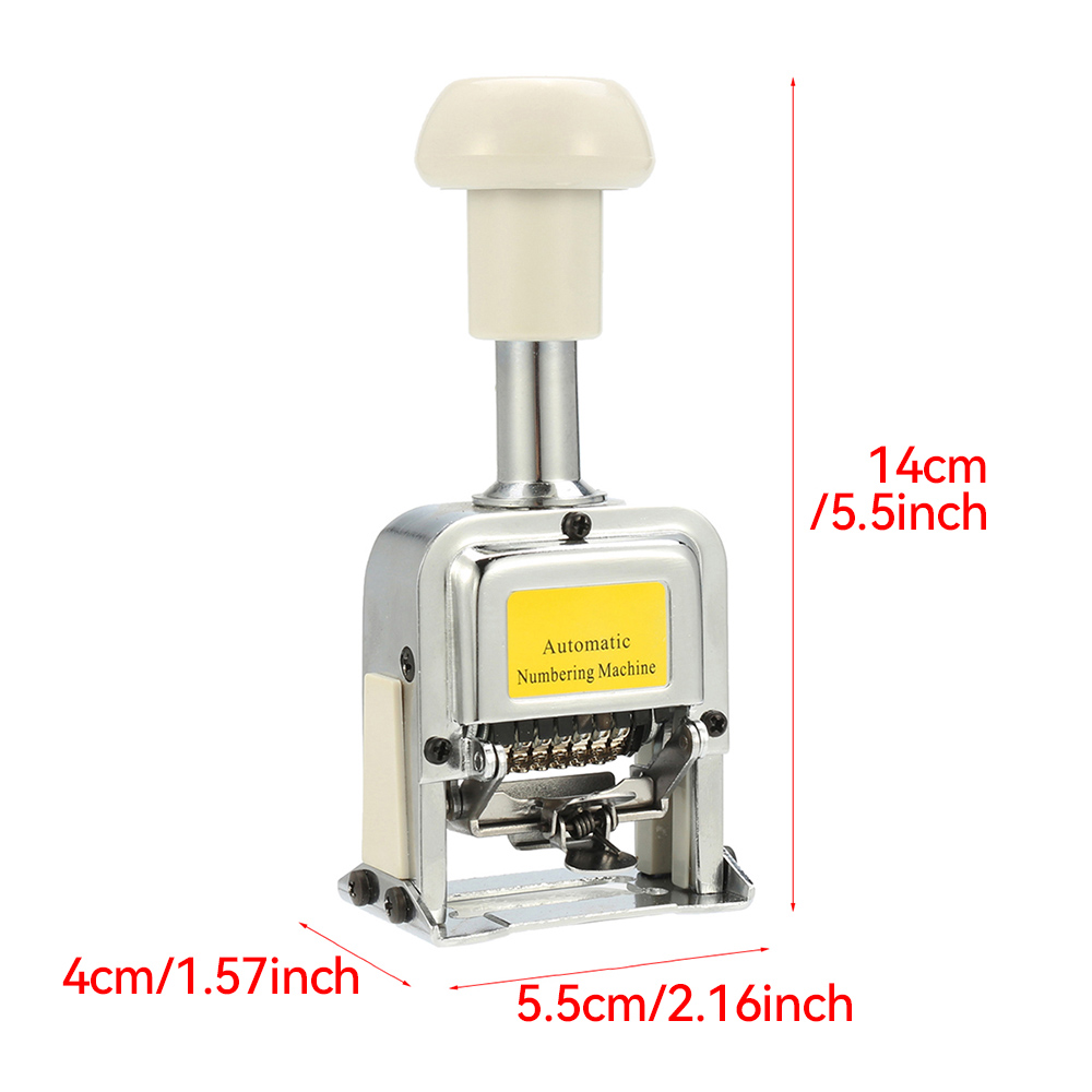 เครื่องนับเลขอัตโนมัติ7ตำแหน่ง - Rubber Date Stamp บทวิจารณ์และราคา