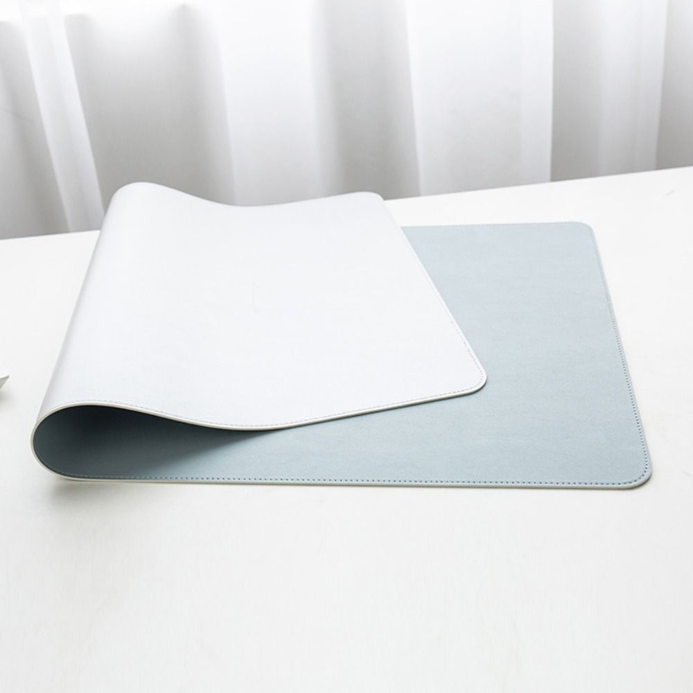 แผ่นรองคีย์บอร์ดหนัง PU สีสันส - Leather Desk Pad บทวิจารณ์และราคา