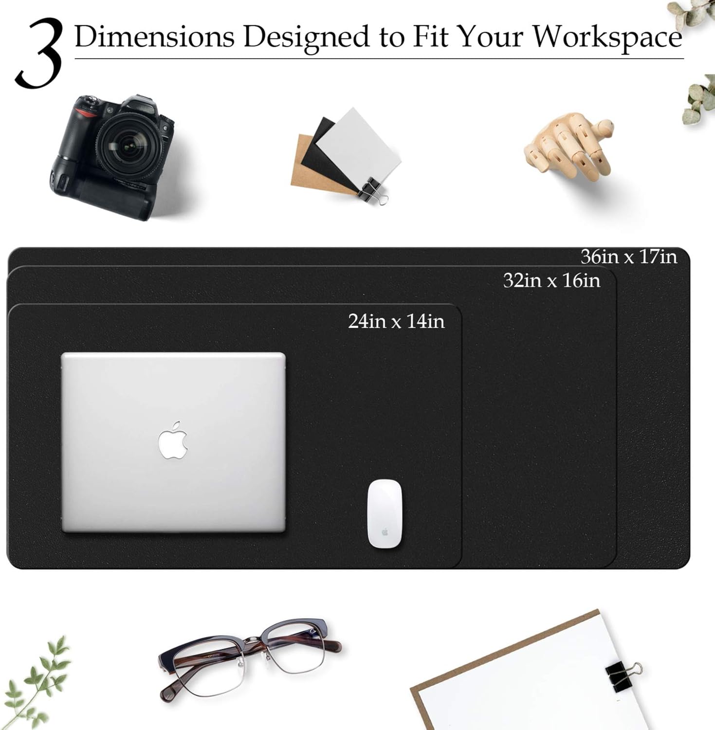 แผ่นรองโต๊ะหนังขนาดใหญ่, แผ่นร - Leather Desk Pad บทวิจารณ์และราคา