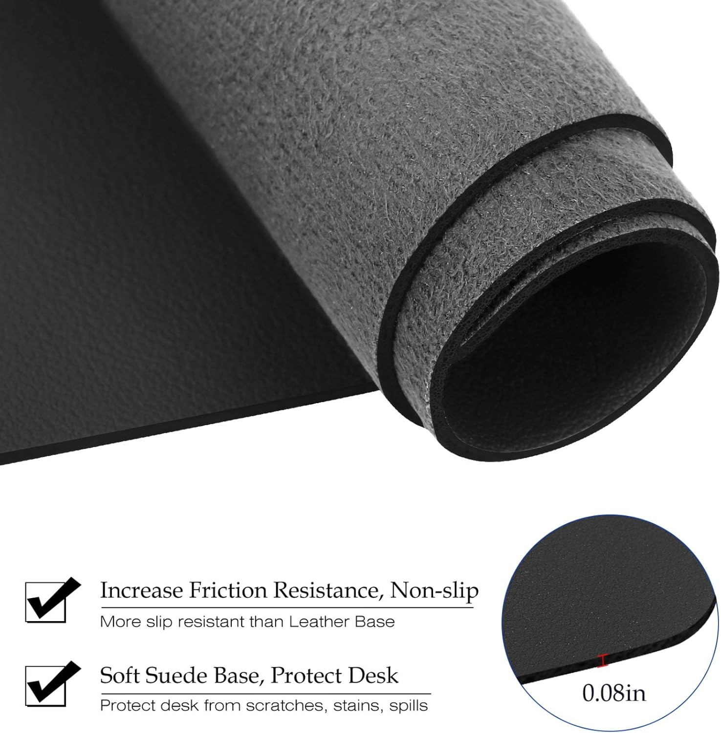 แผ่นรองโต๊ะหนังขนาดใหญ่, แผ่นร - Leather Desk Pad บทวิจารณ์และราคา