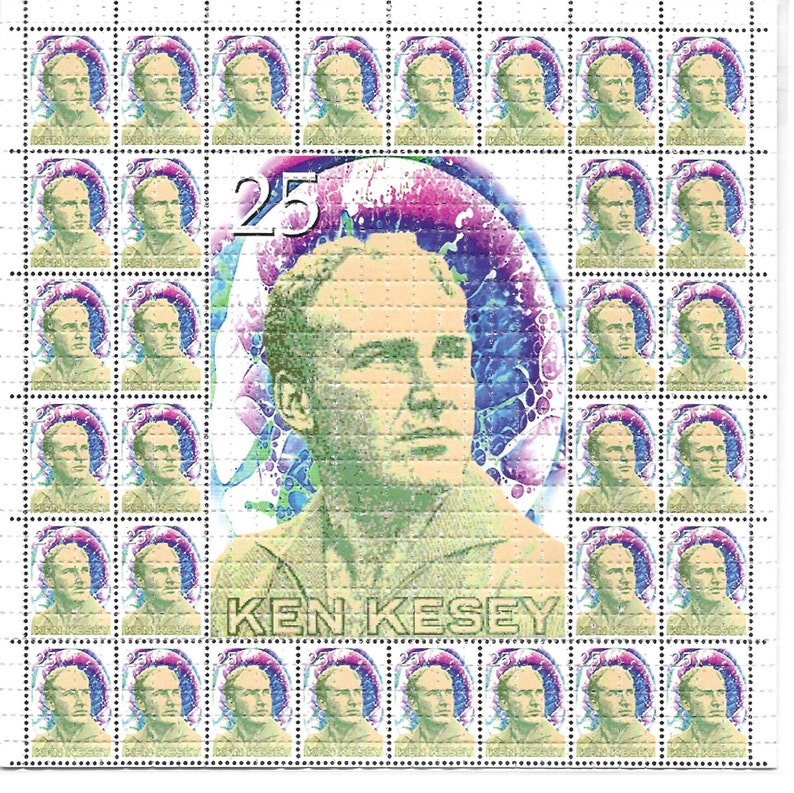 Kesey แสตมป์ Psychedelic LSD A - Ink Blotter Paper บทวิจารณ์และราคา