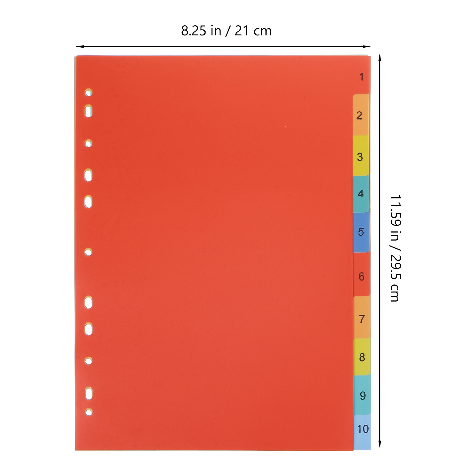 2 ชุด แผ่นแบ่งเอกสาร A4 ทำจากพ - Tab Divider A4 บทวิจารณ์และราคา