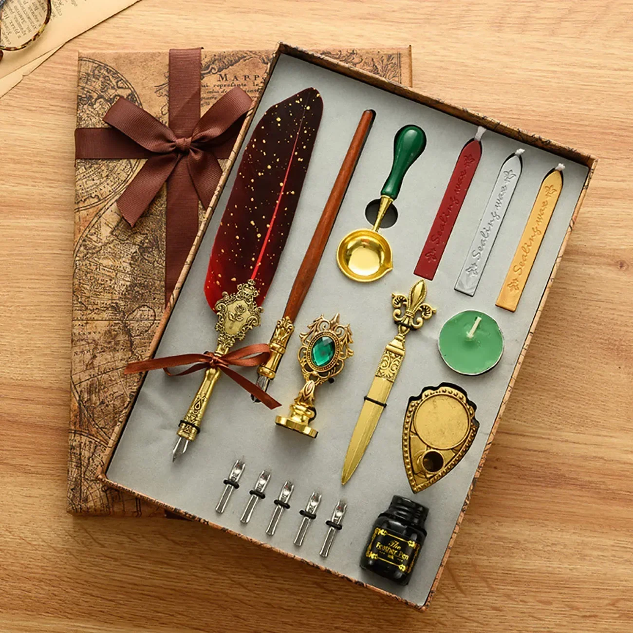 คลาสสิกการประดิษฐ์ตัวอักษร Pul - Wax Seal Stamp Set บทวิจารณ์และราคา