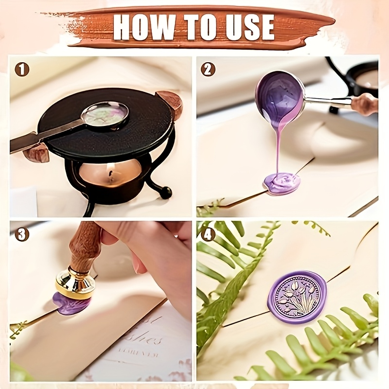 ชุดตราประทับขี้ผึ้ง 21 ชิ้น หล - Wax Seal Stamp Set บทวิจารณ์และราคา