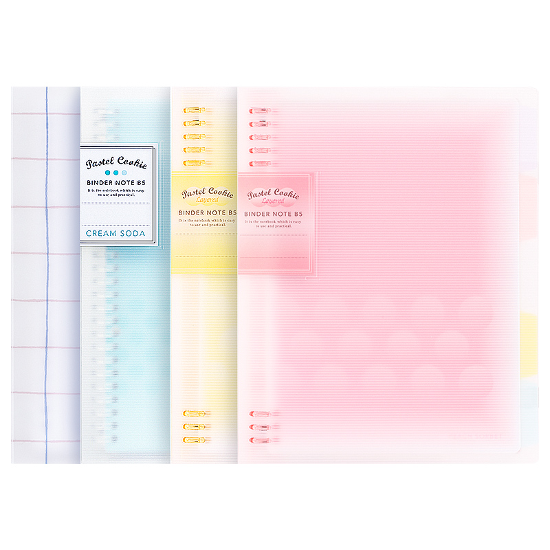 1Pc KOKUYO หลวมโน้ตบุ๊คพาสเทลค - Binder A4 Lever บทวิจารณ์และราคา