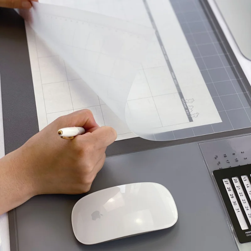 แผ่นรองเมมโมแบบพกพา แผ่นรองเมา - Leather Desk Pad บทวิจารณ์และราคา