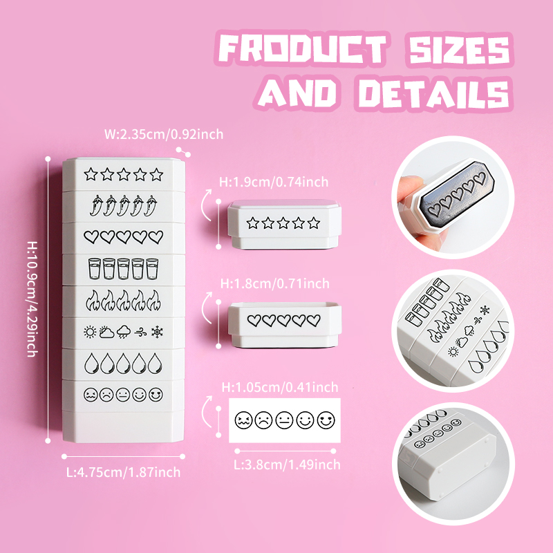 แสตมป์ 8 ชั้น ระดับ 5 ดาว ระดั - Rubber Date Stamp บทวิจารณ์และราคา