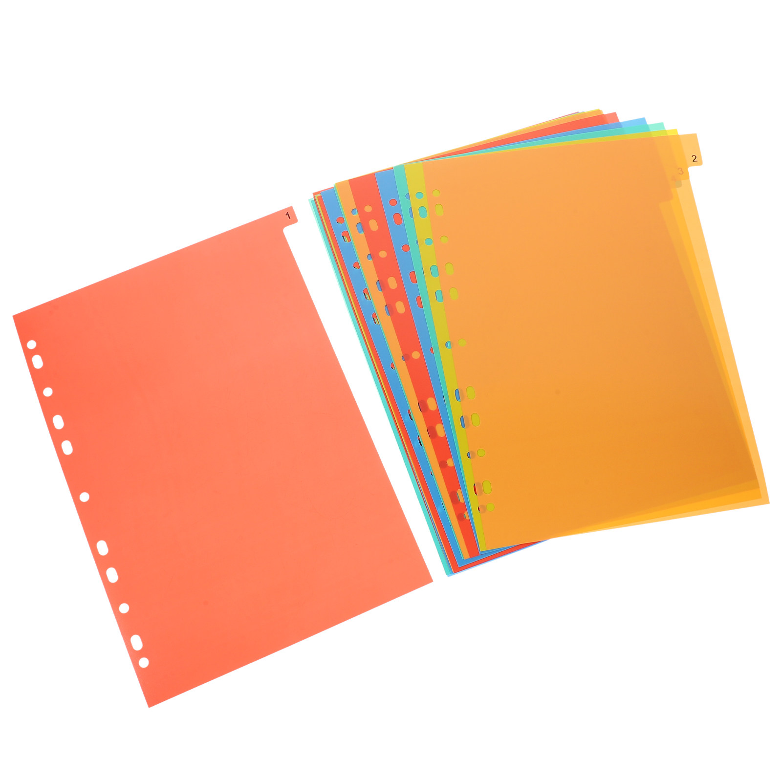 แผ่นแบ่งเอกสารพลาสติก A4 จำนวน - Tab Divider A4 บทวิจารณ์และราคา