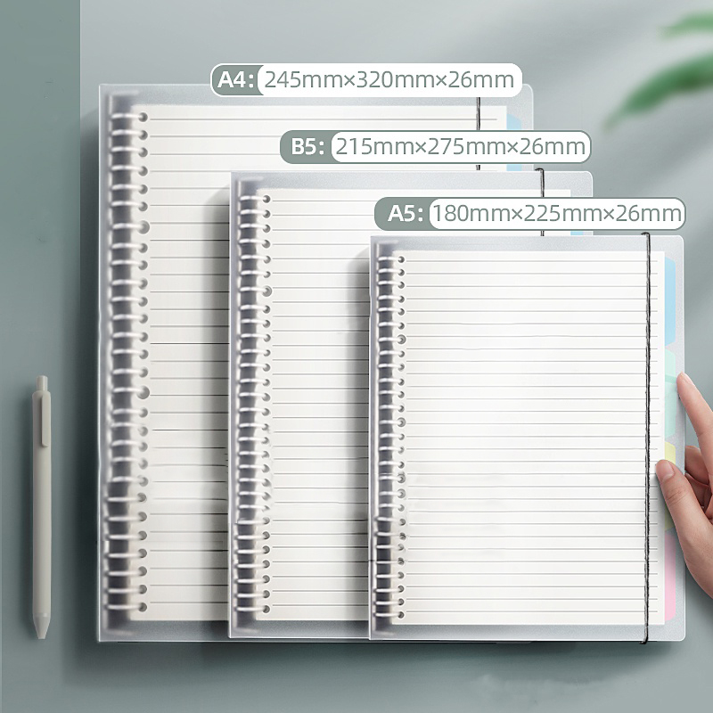 สมุดโน๊ต A5/B5/A4ใส่ได้ด้านใน, - Binder A4 Lever บทวิจารณ์และราคา