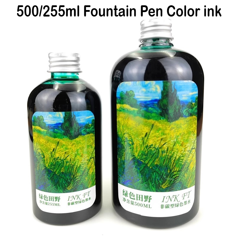 500 ml/255/50 ml 24 สีบรรจุขวด - Fountain Pen Bottled Ink บทวิจารณ์และราคา