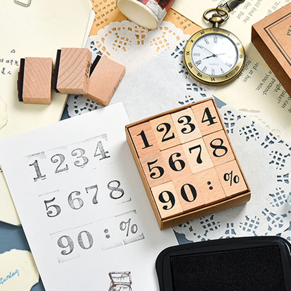 ตราประทับวันที่ทำจากไม้และยาง  - Rubber Date Stamp บทวิจารณ์และราคา