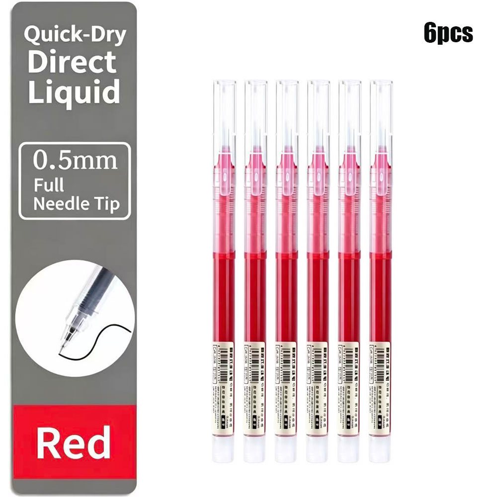 6 แพ็คคลิกเจลปากกา 0.5 มม.สีดำ - Gel Refill Pack บทวิจารณ์และราคา