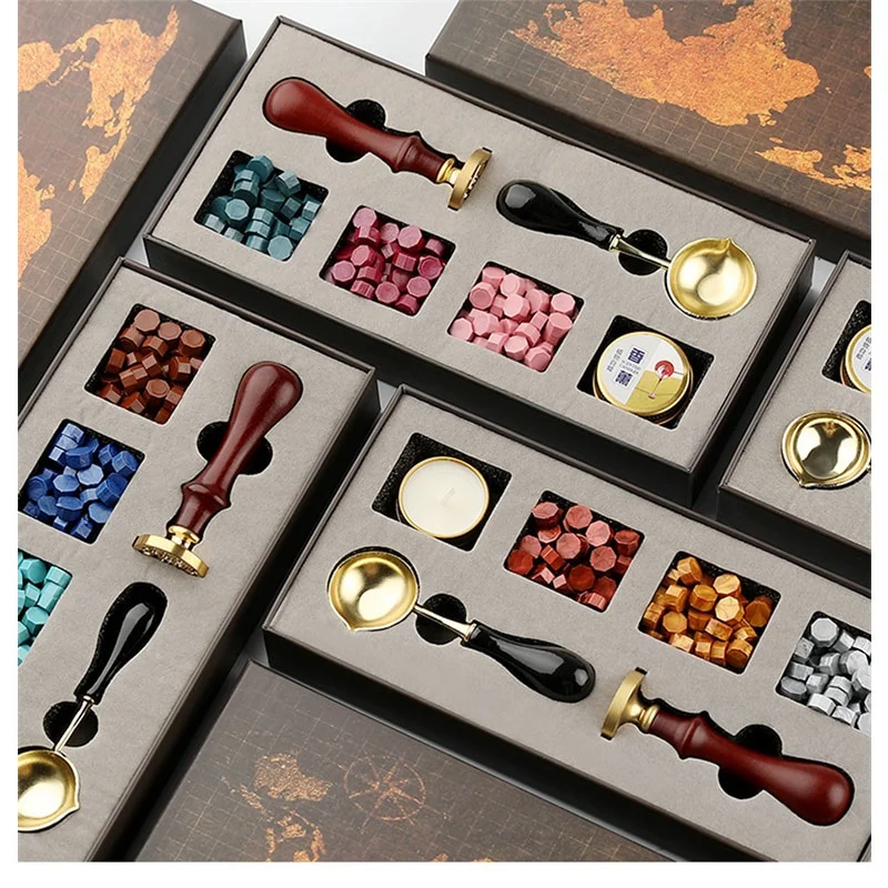 DIY แสตมป์ WAX Seal กล่องชุดที - Wax Seal Stamp Set บทวิจารณ์และราคา
