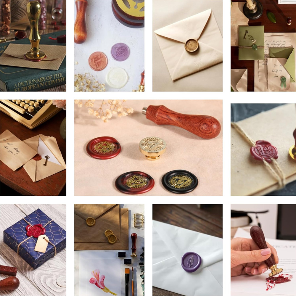 ตราประทับขี้ผึ้งแบบกำหนดเอง, ช - Wax Seal Stamp Set บทวิจารณ์และราคา