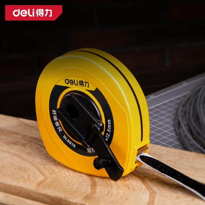 Deli 10/20/30/50M ABSเส้นใยหนั - Tape Dispenser Weighted บทวิจารณ์และราคา