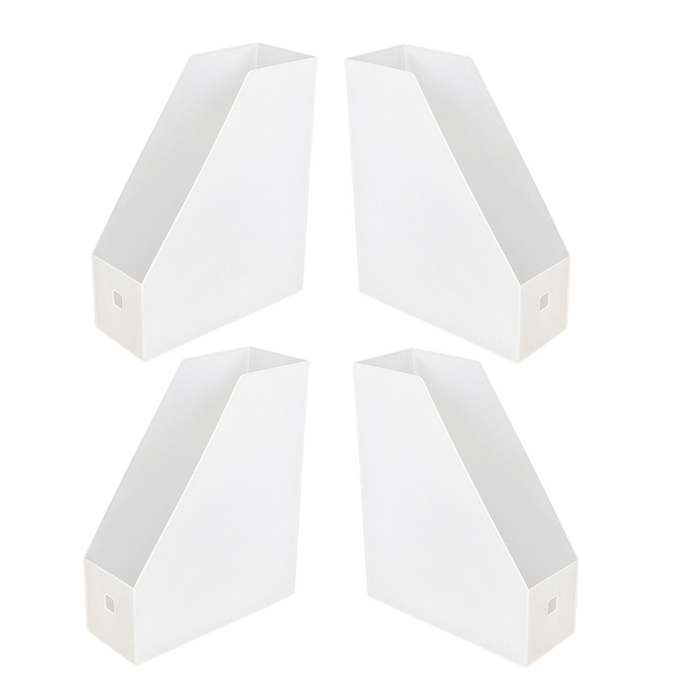 กล่องจัดเก็บเอกสารพลาสติก 4 ชิ - Magazine Holder Rack บทวิจารณ์และราคา