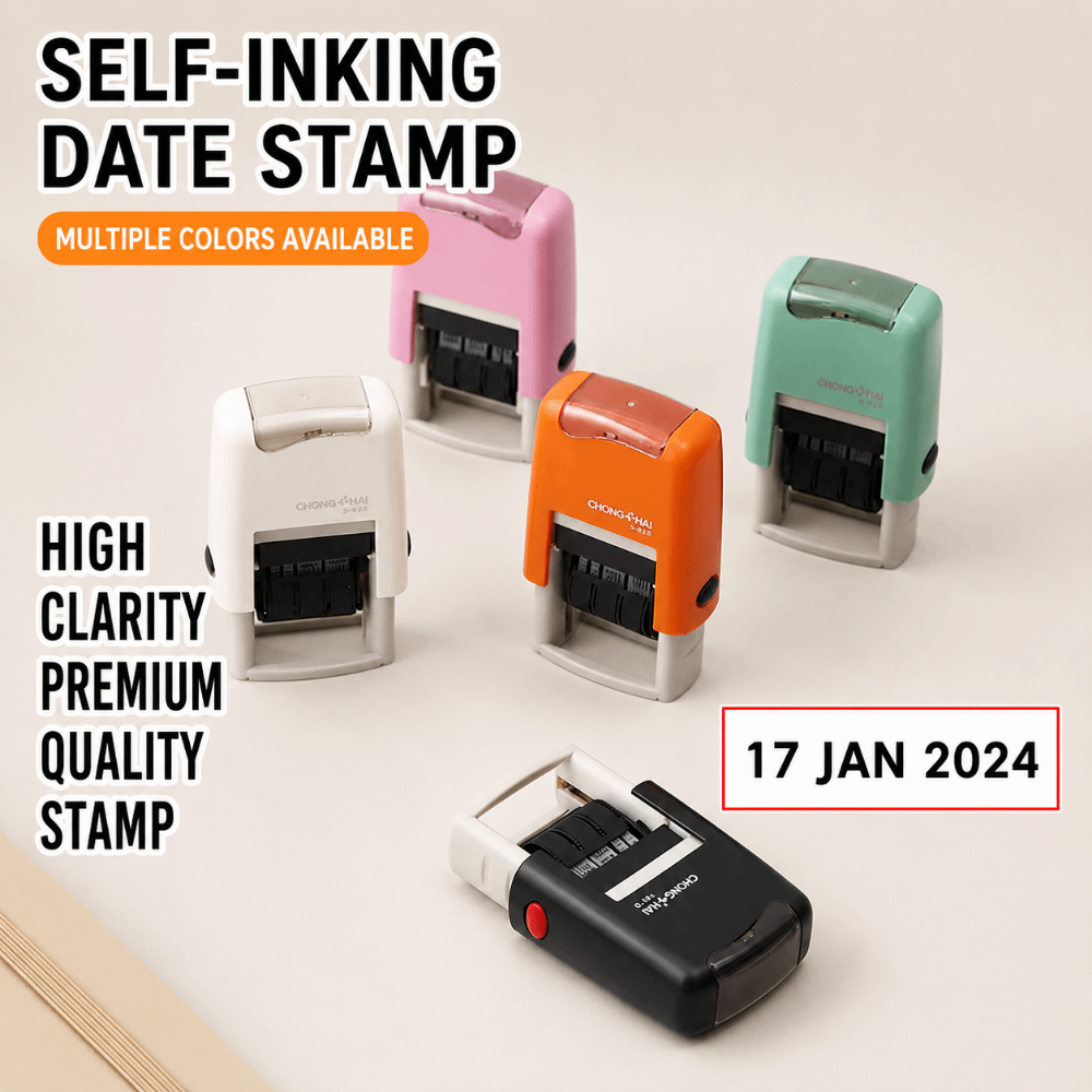 ตราประทับวันที่แบบอัตโนมัติ แส - Rubber Date Stamp บทวิจารณ์และราคา