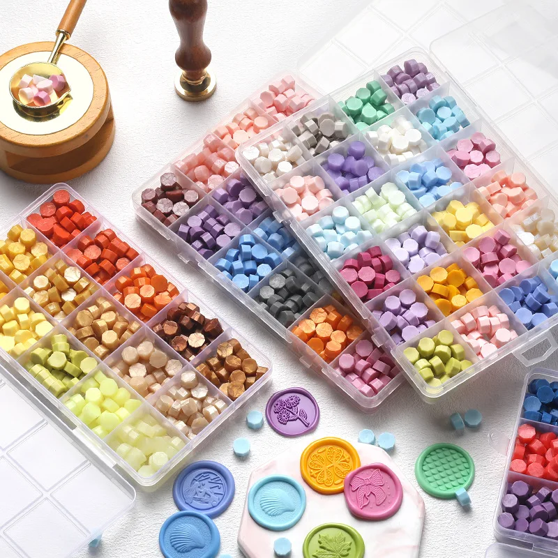 ชุดเม็ดขี้ผึ้งซีลแบบย้อนยุค 10 - Wax Seal Stamp Set บทวิจารณ์และราคา
