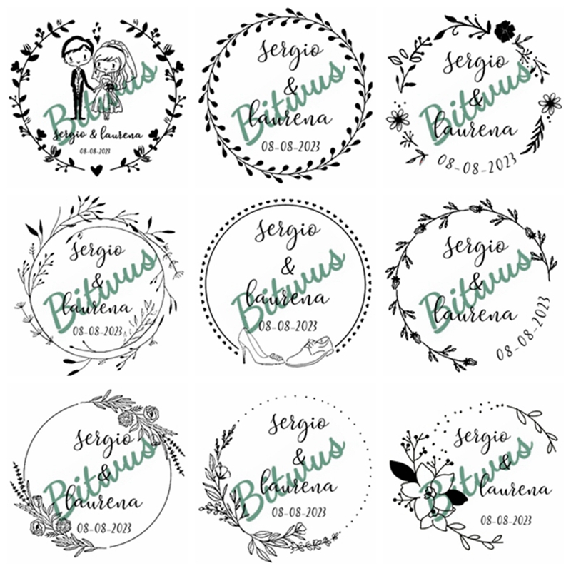 งานแต่งงานที่กำหนดเองแสตมป์ In - Rubber Date Stamp บทวิจารณ์และราคา