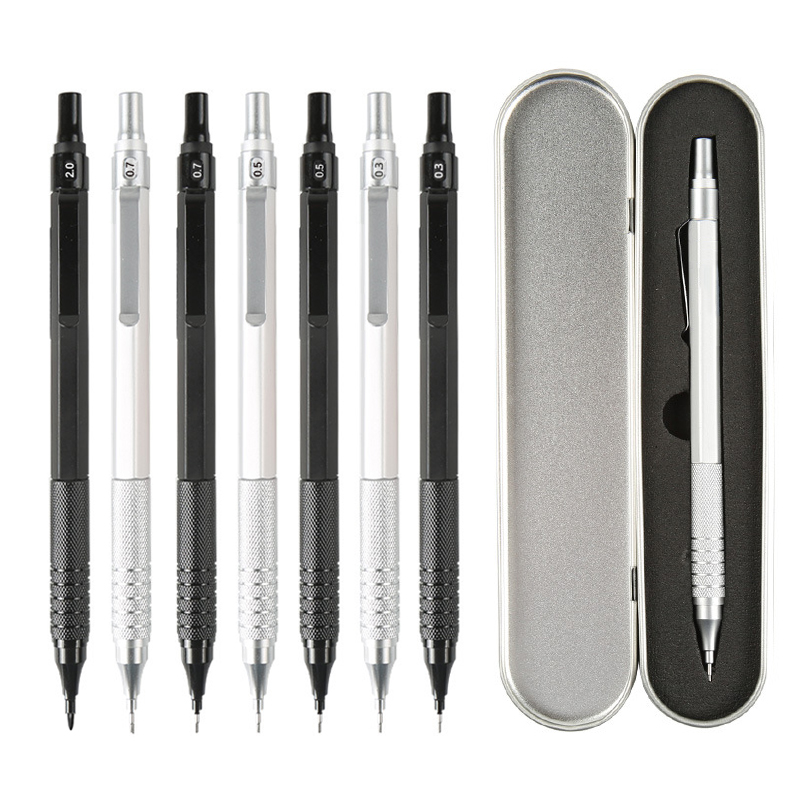 ชุดดินสอกดโลหะคุณภาพสูง พร้อมไ - Mechanical Pencil 0.3 บทวิจารณ์และราคา